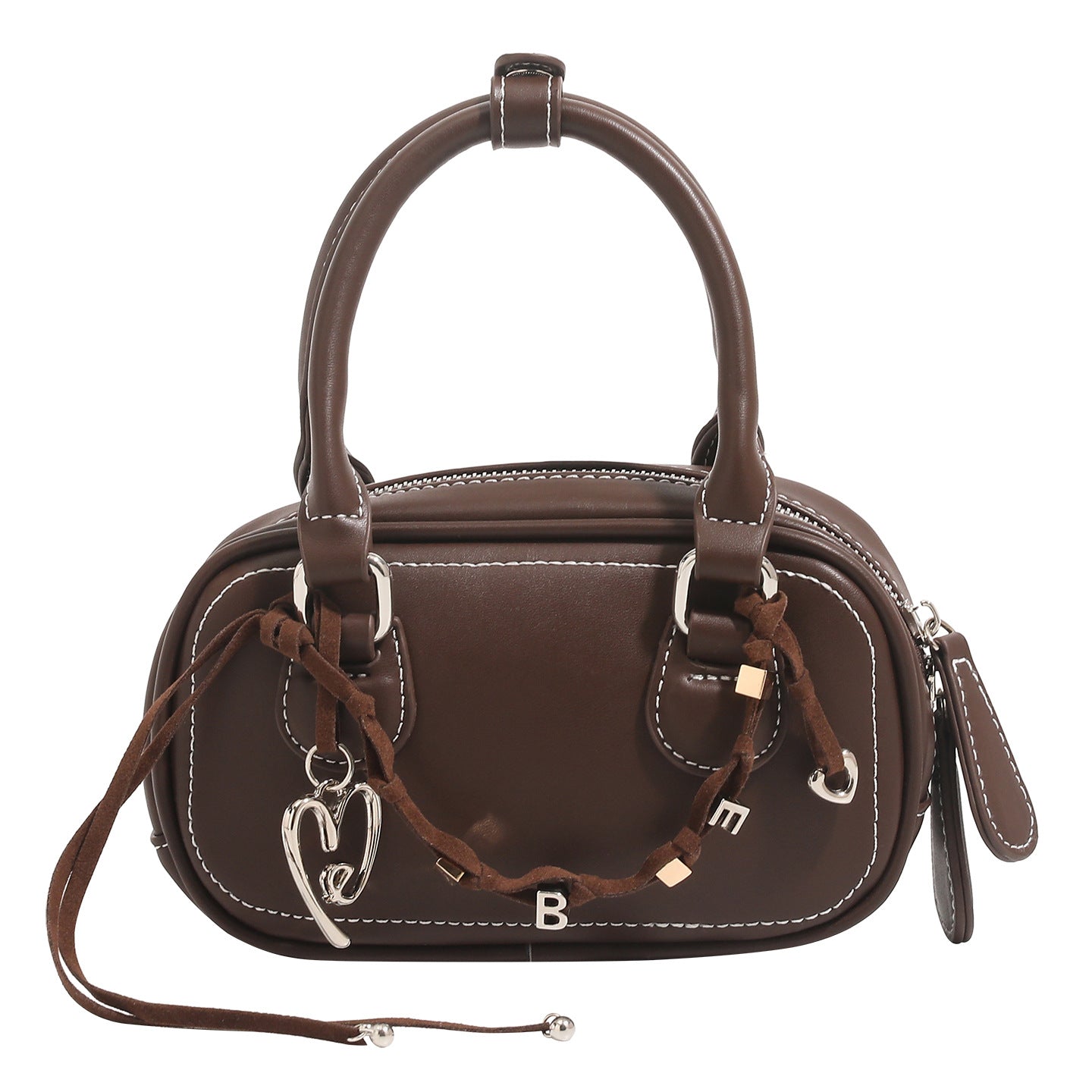 Damen Mini-Handtasche mit verspieltem Kordelzug und eleganten Akzenten