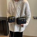 Damen Mini-Handtasche mit abnehmbarem Schulterriemen
