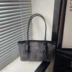 Damen elegante Handtasche aus strukturiertem Material