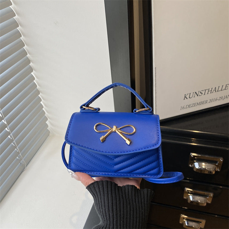 Damen Mini-Handtasche mit eleganter Schleifendekoration
