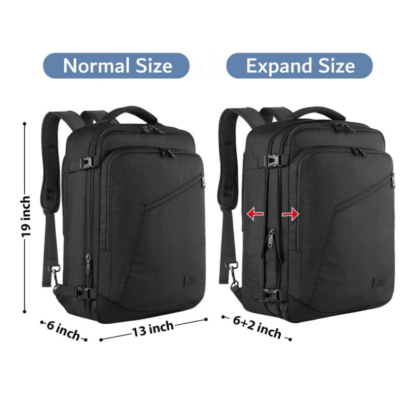 Multifunktionaler Reiserrucksack mit integrierten Stauraumfächern und ergonomischem Design