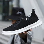 Herren-Sneaker mit atmungsaktivem Strickobermaterial und rutschfester Sohle