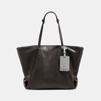 Damen hochwertige Tote-Tasche aus weichem Kunstleder mit strukturiertem Design