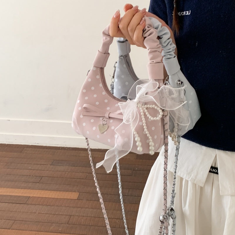 Damen Mini-Handtasche mit dekorativen Akzenten