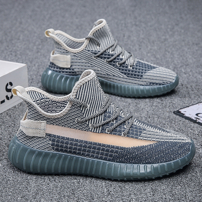 Damen sportliche Sneakers mit nahtloser Mesh-Struktur und flexibler Sohle