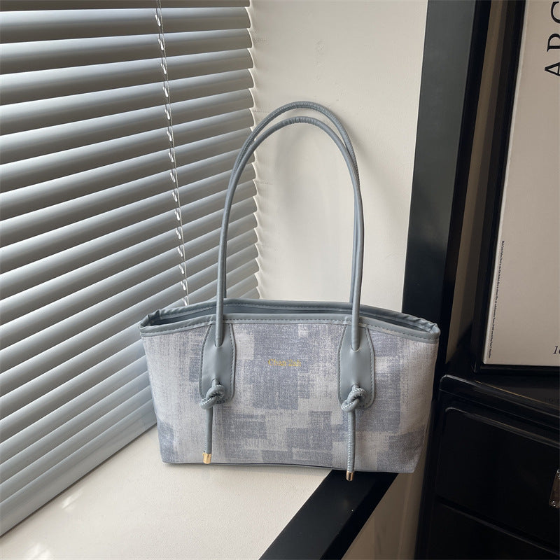 Damen elegante Handtasche aus strukturiertem Material