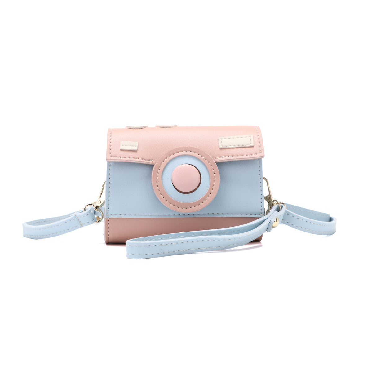 Damen Mini-Handtasche mit verspieltem Klappverschluss