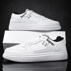 Damen bequeme Sneakers im sportlichen Stil mit atmungsaktiven Einsätzen