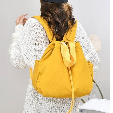 Lässiger Kordelzug-Rucksack