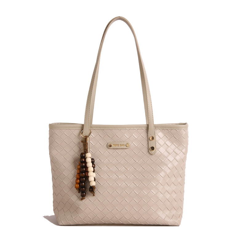Damen elegante geflochtene Tote Bag