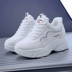 Damen Sportliche Sneaker mit Modischer Plattform und Atmungsaktivem Obermaterial