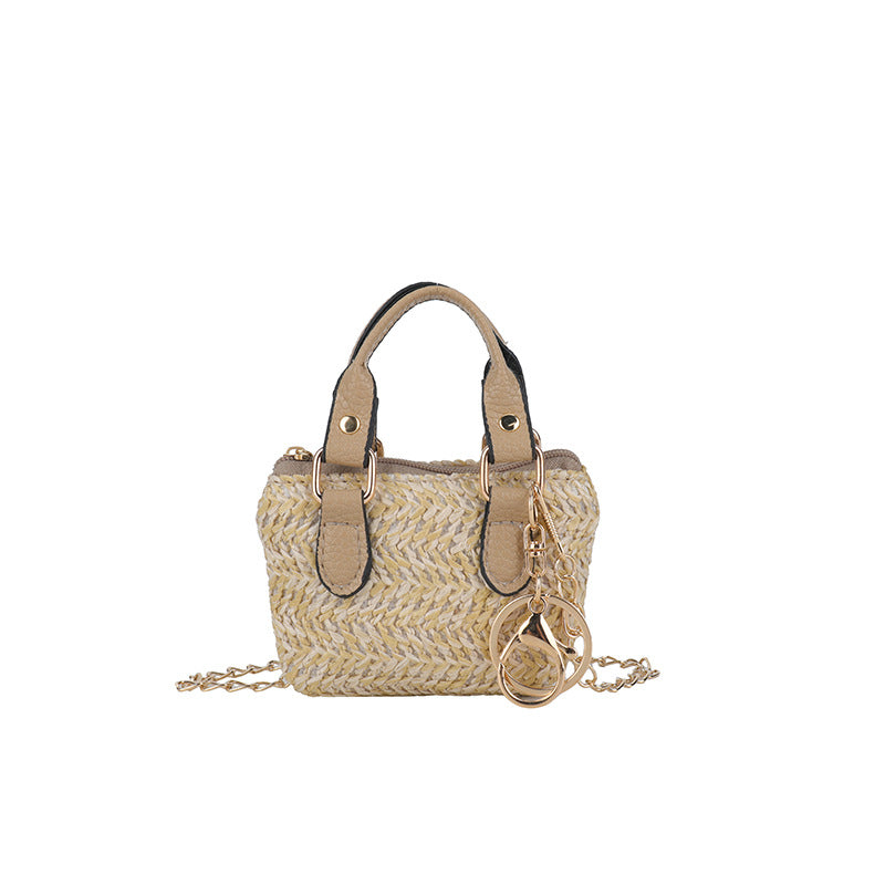 Damen Mini-Handtasche mit aufwendigem Strukturdesign