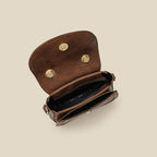 Damen Mini-Handtasche mit verspieltem Detail und hochwertigem Kunstleder