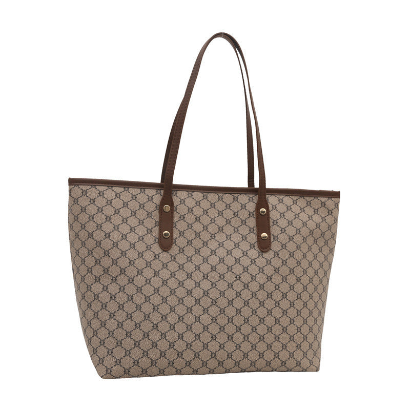 Damen elegante Tragetasche mit geometrischem Muster