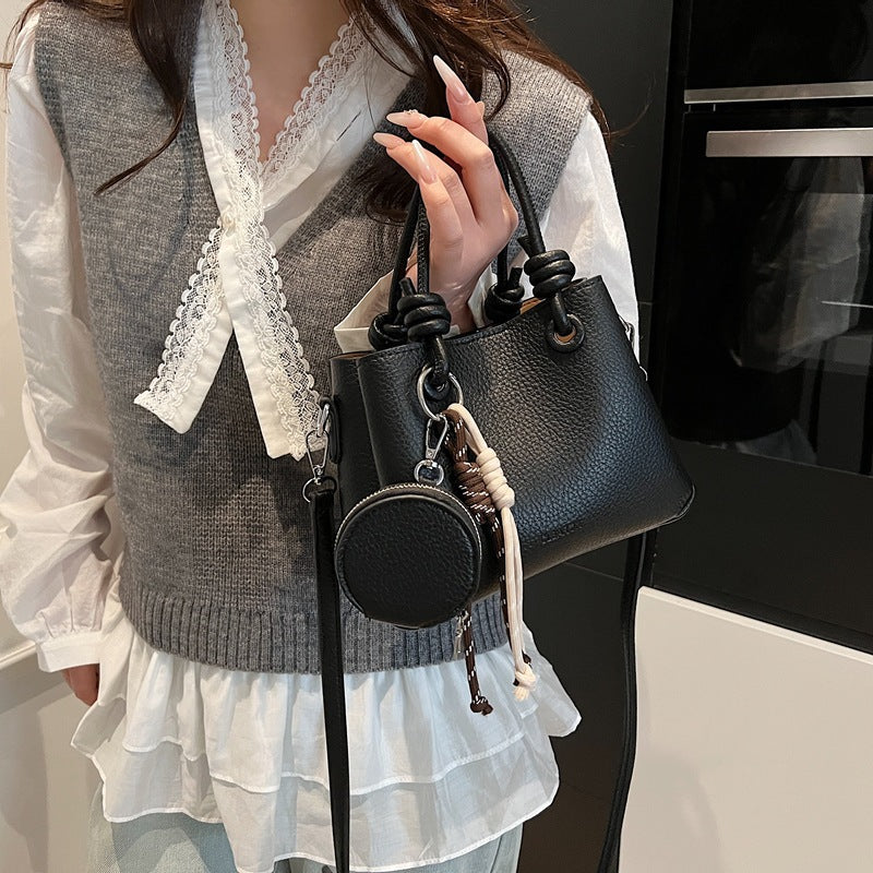 Damen Minihandtasche mit abnehmbarem Münzbeutel