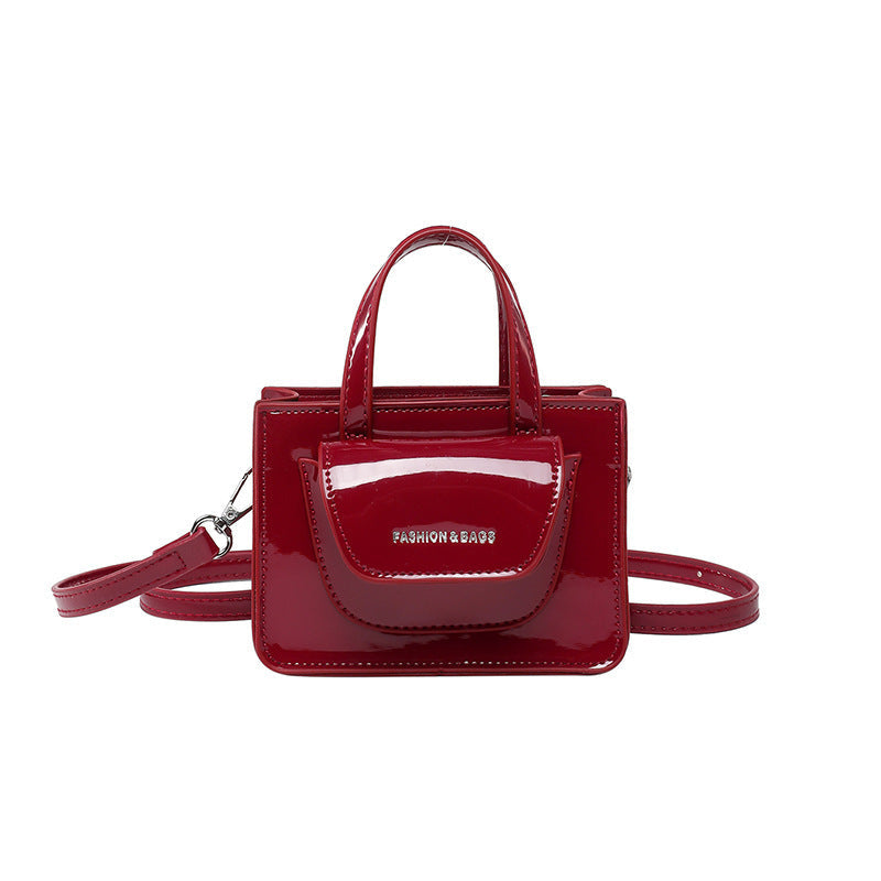 Damen elegante Mini-Handtasche mit praktischen Fächern