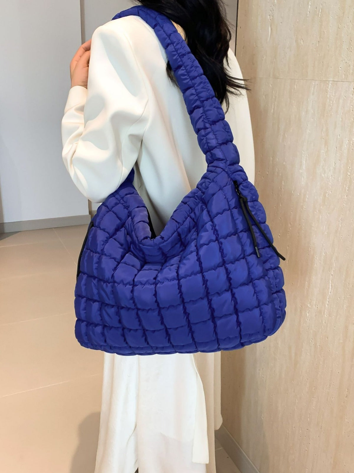 Falten Schultertasche für Frauen