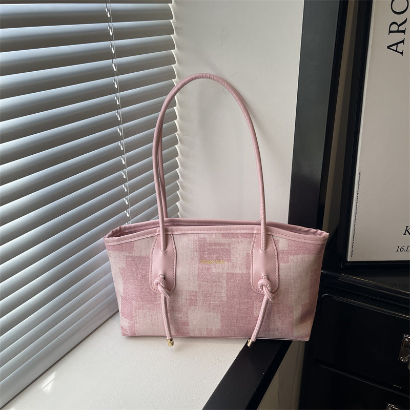 Damen elegante Handtasche aus strukturiertem Material