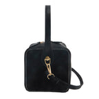 Damen Mini-Handtasche mit abnehmbarem Schulterriemen und elegantem Klappenverschluss