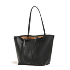 Damen Einkaufstaschen-Set aus hochwertigem Kunstleder mit praktischer Mini-Tasche