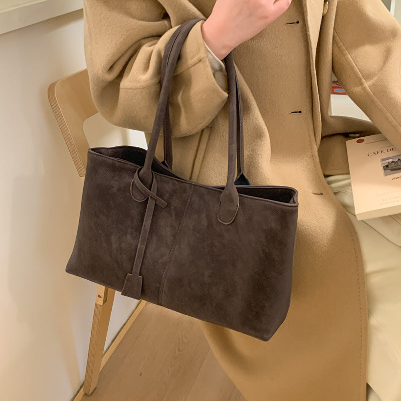 Damen elegante Tote-Bag mit glänzendem Detail