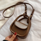 Damen Mini-Handtasche mit elegantem Kettenakzent