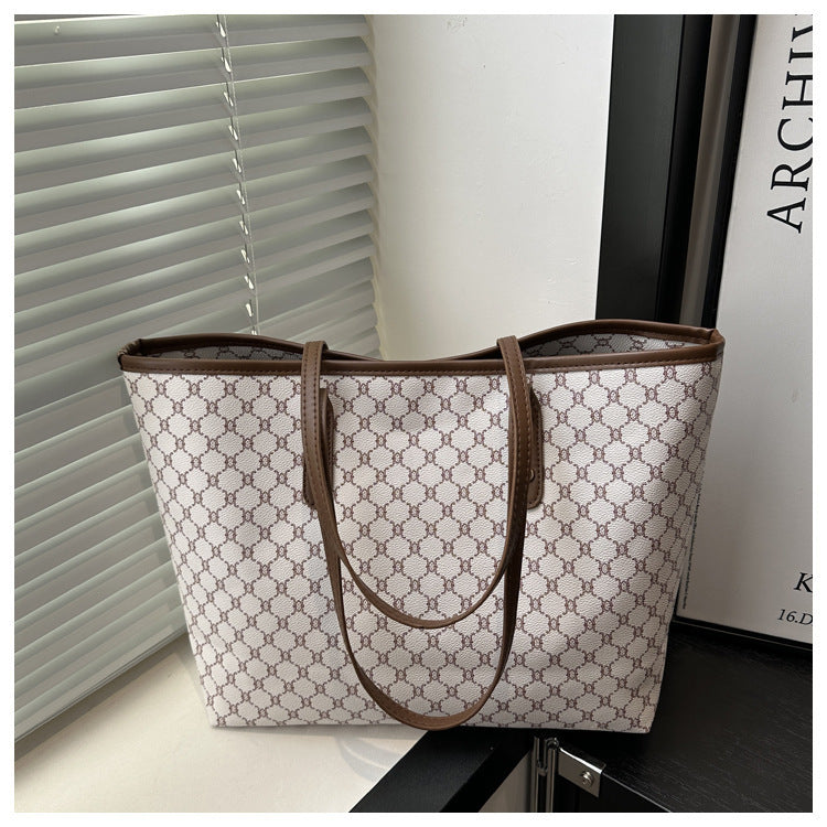 Damen elegante Tragetasche mit geometrischem Muster