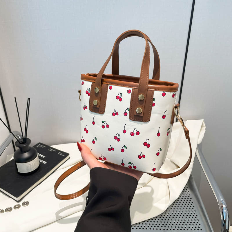 Damen Mini-Handtasche mit fruchtigem Kirschdesign
