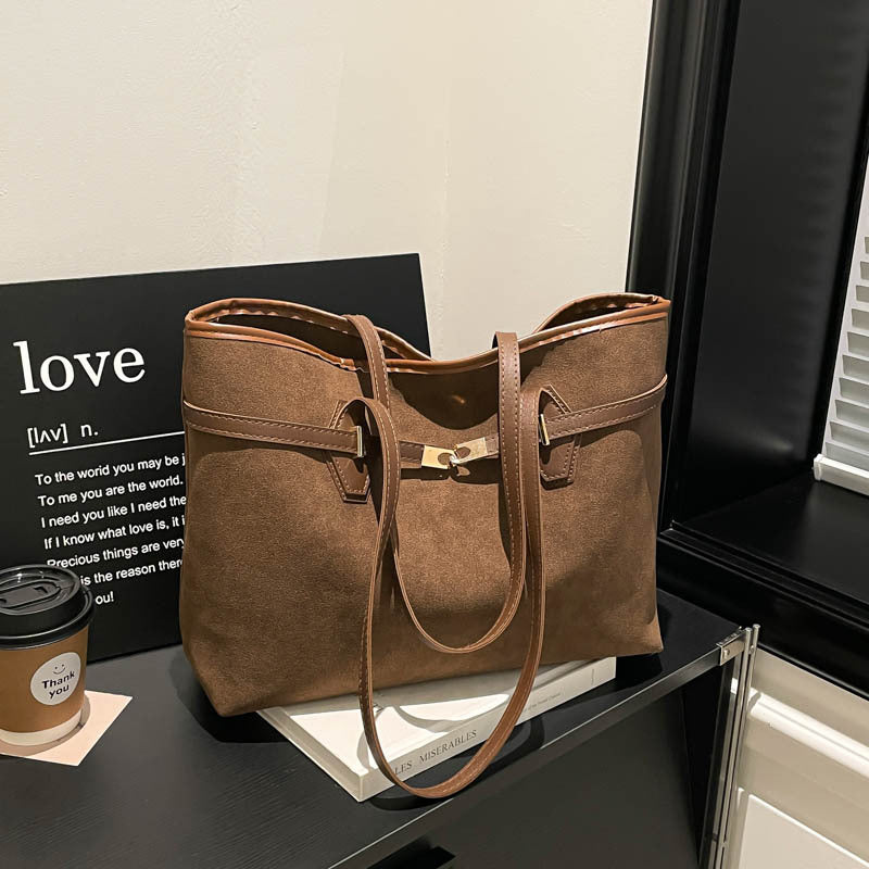 Frauen vielseitige Tote-Bag aus weichem Wildleder