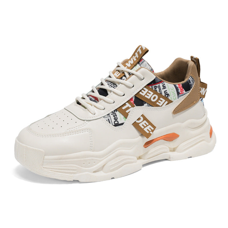 Chunky Sport Sneaker für Damen mit buntem Design und atmungsaktiven Einsätzen