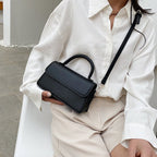 Damen elegante Schultertasche mit abnehmbarem Tragegurt