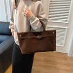 Wildleder Schulter Handtasche
