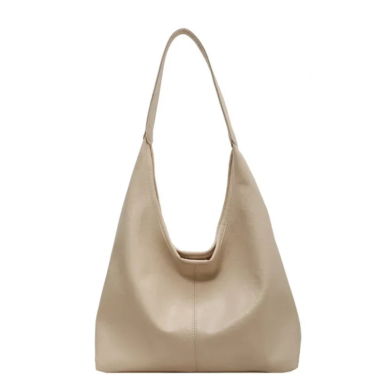 Große schicke Leder-Handtasche