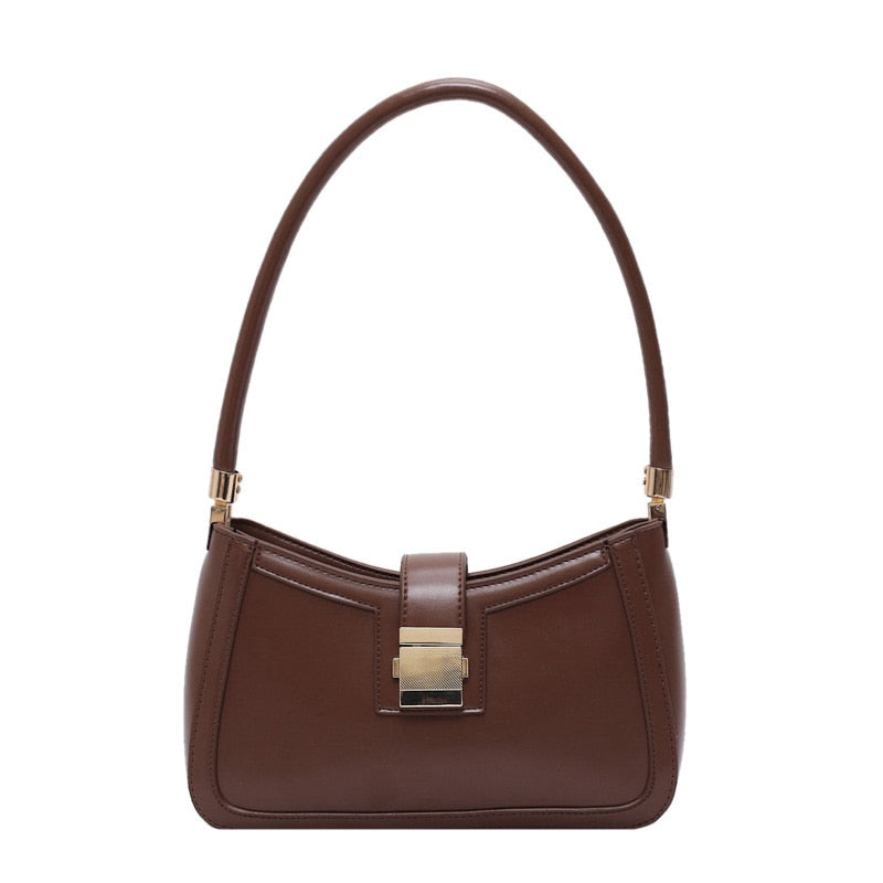 Stylische Schultertasche links | Designer-Handtasche für Damen mit Reißverschluss