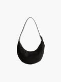 Halbmond-Tasche aus Wildleder