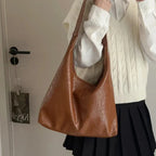 Große schicke Leder-Handtasche