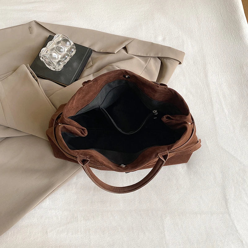 Wildleder Schulter Handtasche