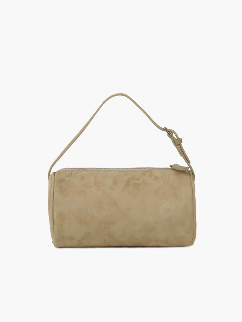 Elegante Schultertasche aus Wildleder