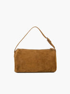 Elegante Schultertasche aus Wildleder