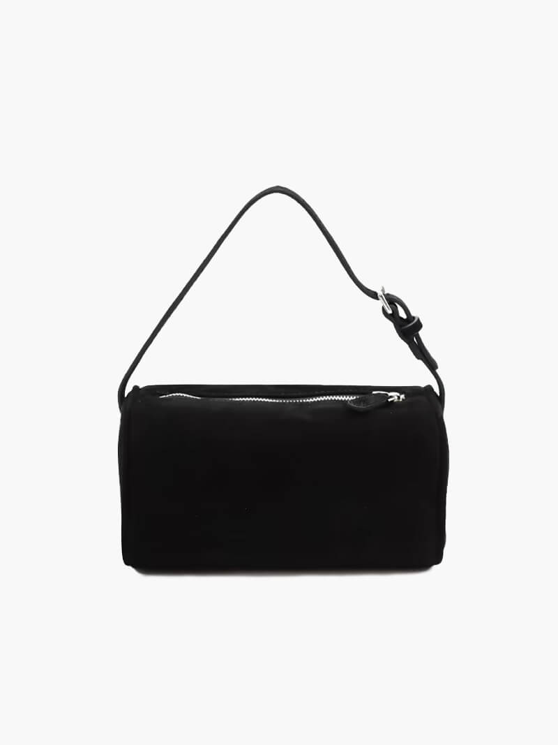 Elegante Schultertasche aus Wildleder