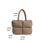 Puffer Schultertasche für Damen - Stylische und geräumige Schultertasche