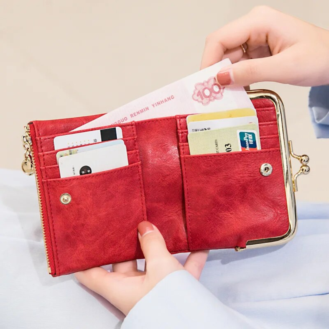 Kiss Lock Tasche - stilvolle Damen-Münzbörse