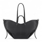 Große strukturierte Leder-Tasche