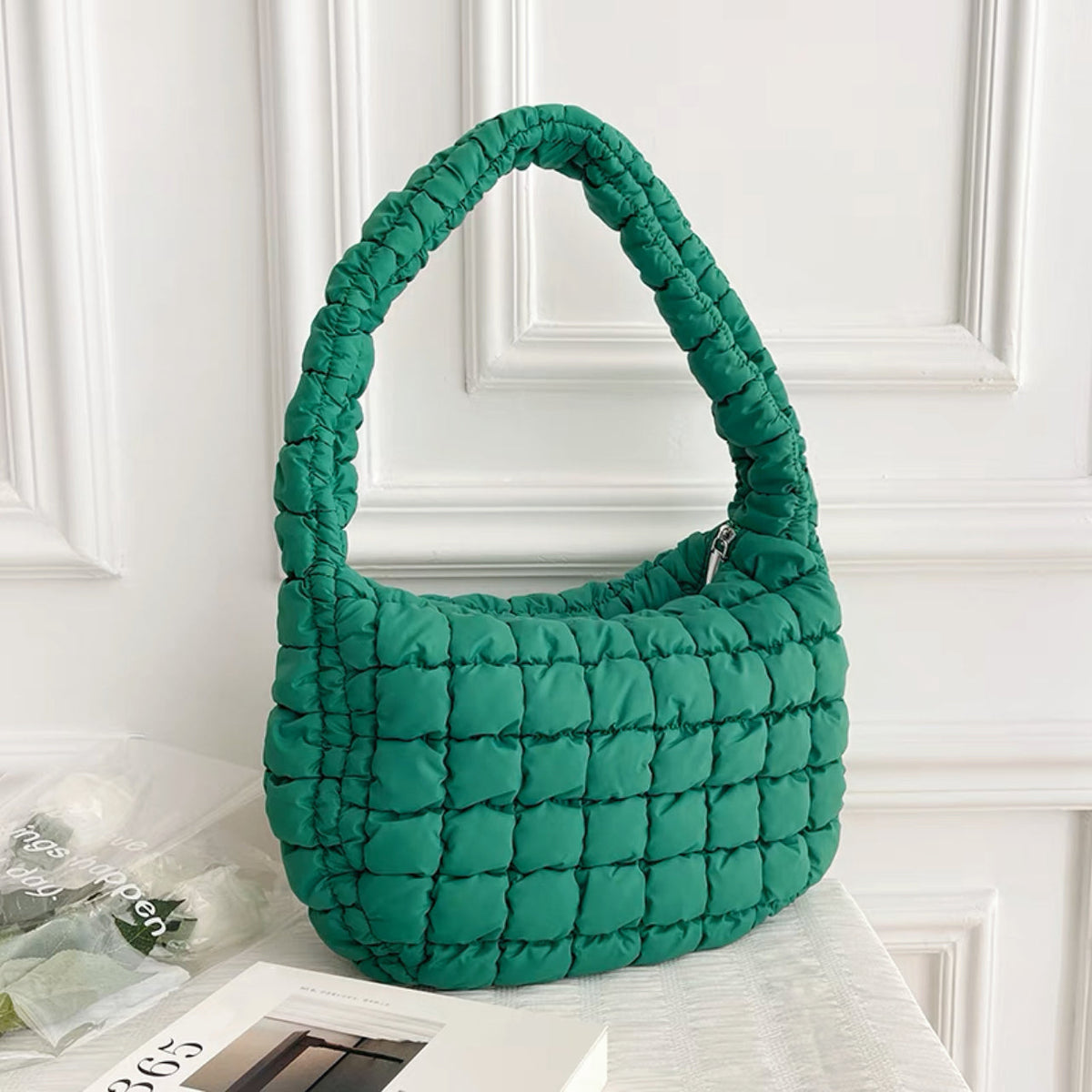 Falten Schultertasche für Frauen