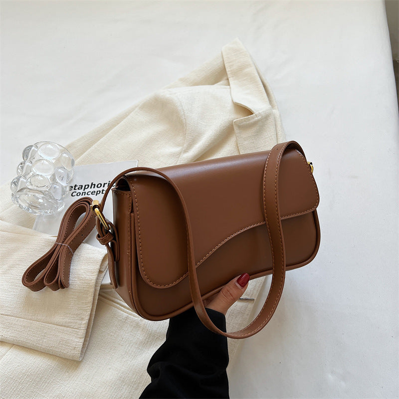 Kompakte Damen Schultertasche