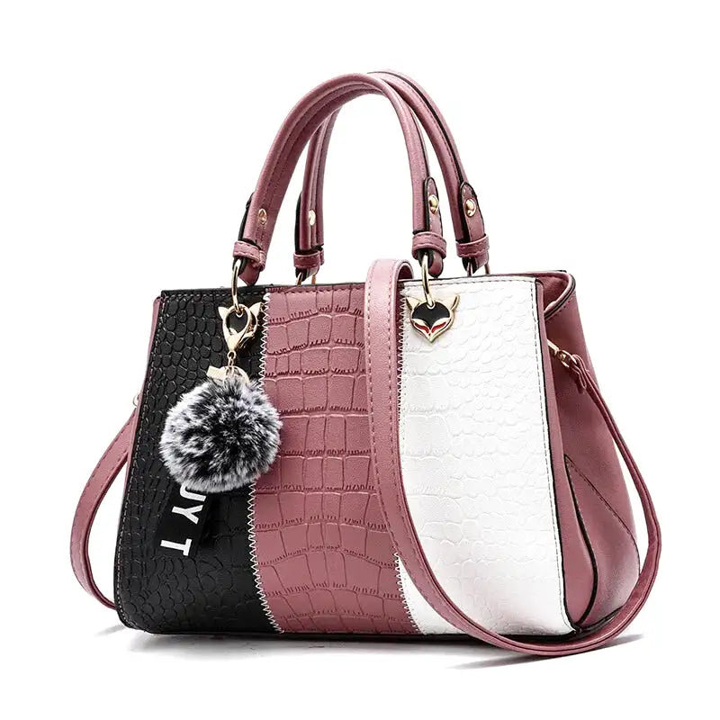 Schulterhandtasche aus Krokodilleder