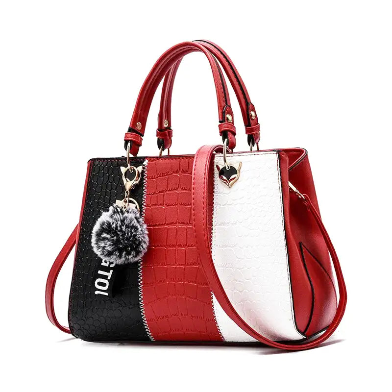 Schulterhandtasche aus Krokodilleder