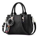 Abnehmbare Schulter-Handtasche aus Leder